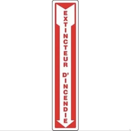 Accuform FIRE SAFETY SIGN  FRENCH 24 in  X 4 in FRMFXG918XL